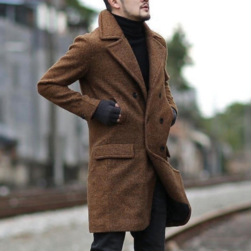 Winter Clothes Shop - Vestes à double boutonnage doublées de