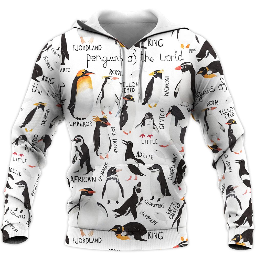 Winter Clothing Types - Sweat à capuche imprimé 3D pour