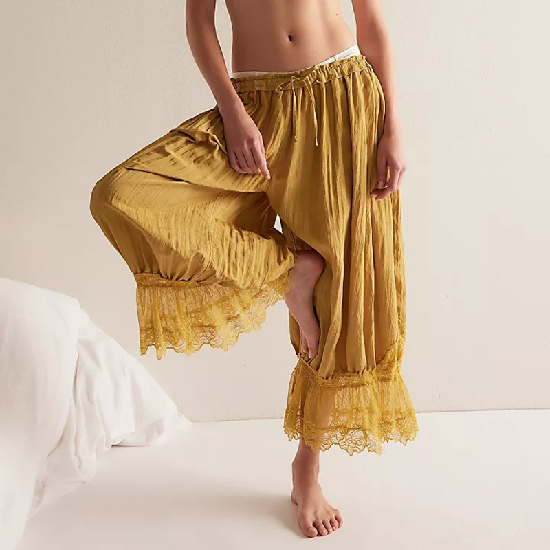 Winter Under Clothing - Pantalon long vintage pour femme avec