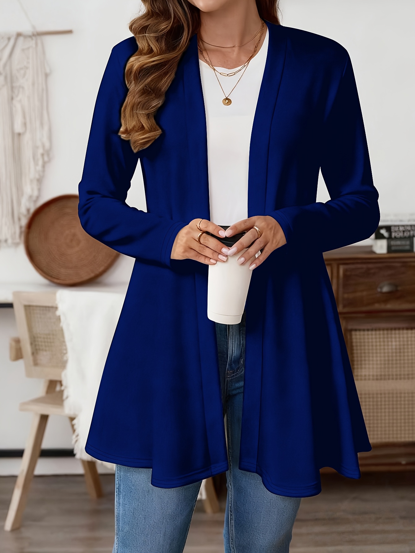Winter Clothing Items - Cardigan à ouverture sur le devant