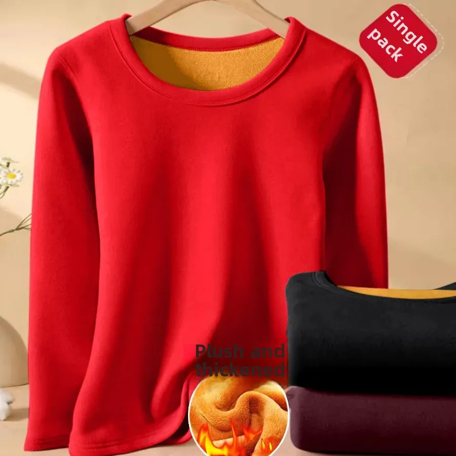 Winter Under Clothing - Sous-vêtements thermiques pour femmes, automne/hiver, col