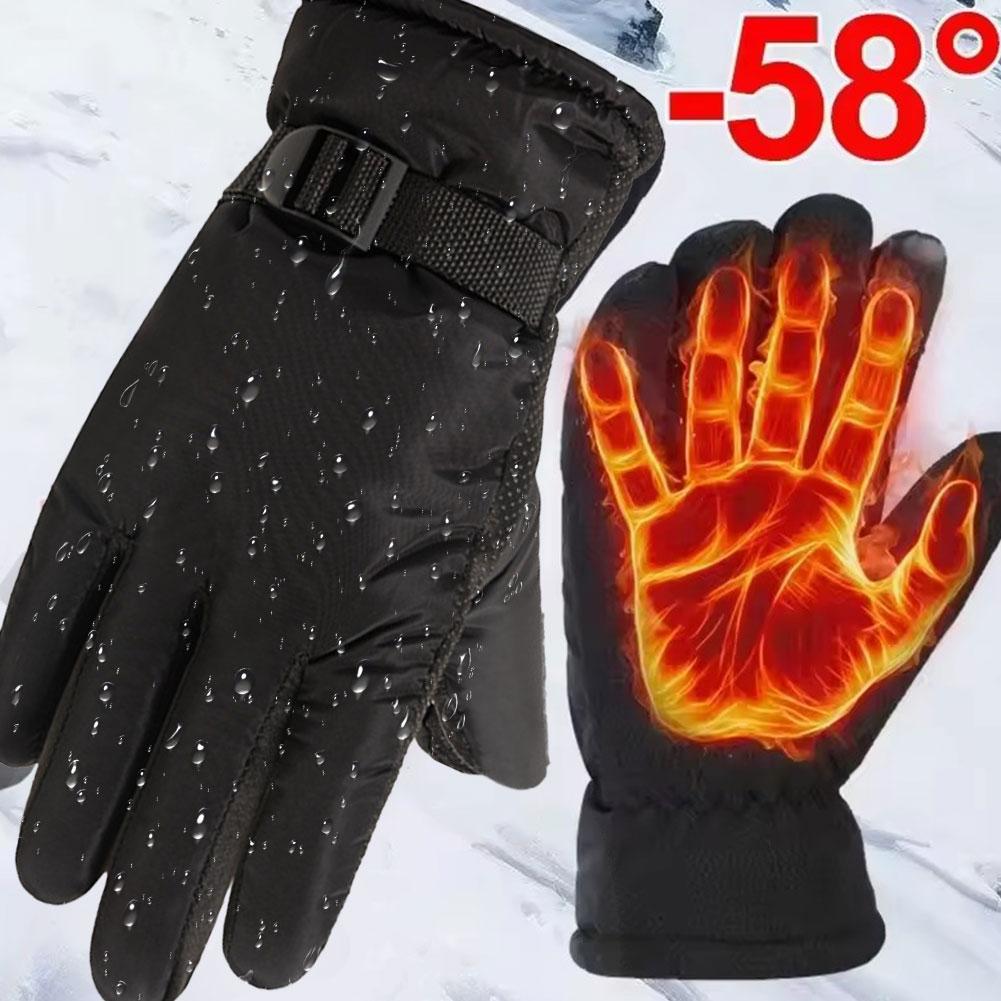 Waterproof Mitten Ski - Gants de Ski chauds d'hiver doublés