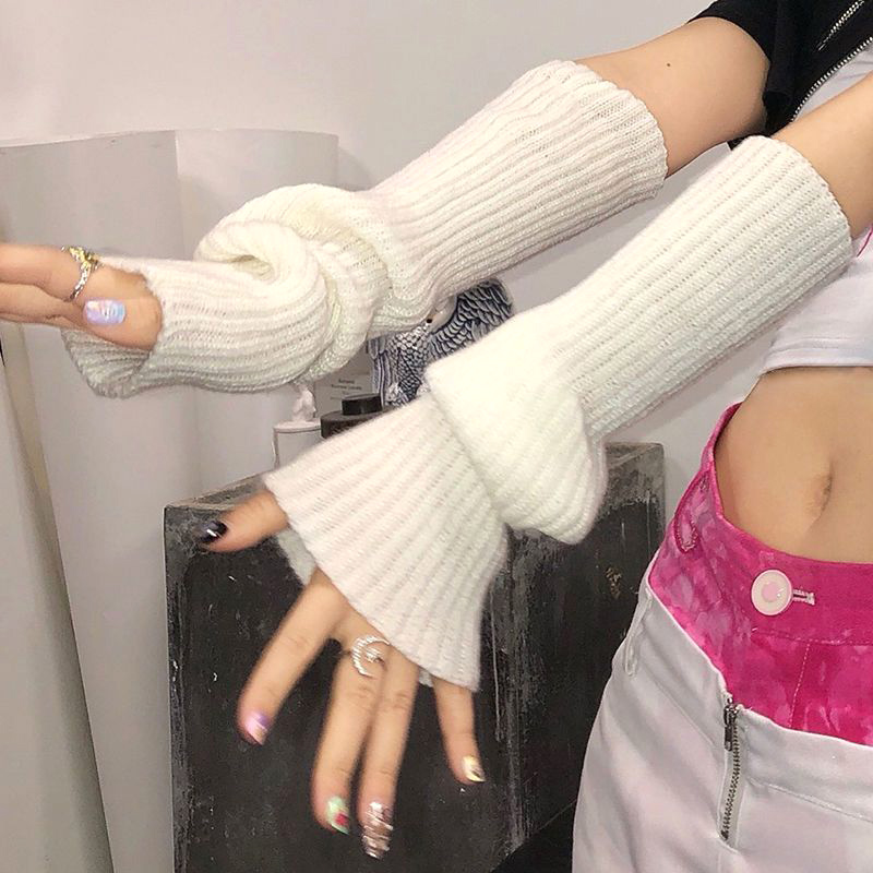 Winter Clothing Leg Warmers - Manchettes en tricot pour femme, hiver