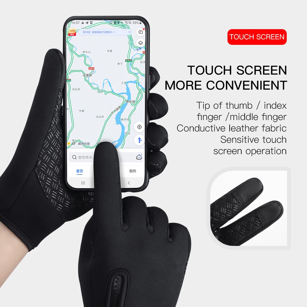 Gants de cyclisme coupe-vent c - Waterproof Mitten Ski avis et prix