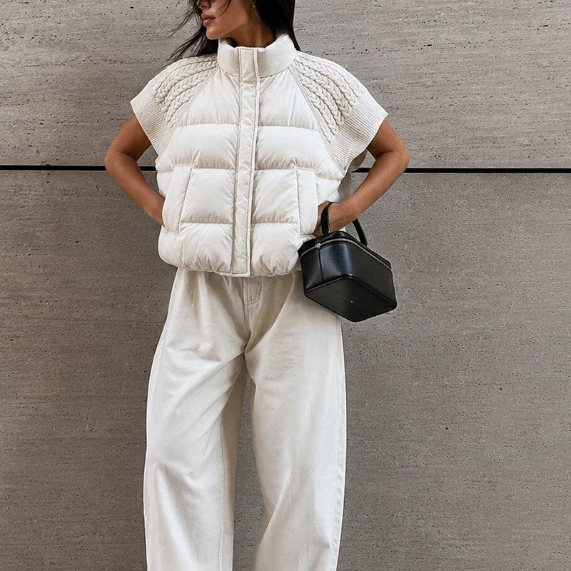Gilet matelassé court chic pou - Padded Vest Gilet avis et prix