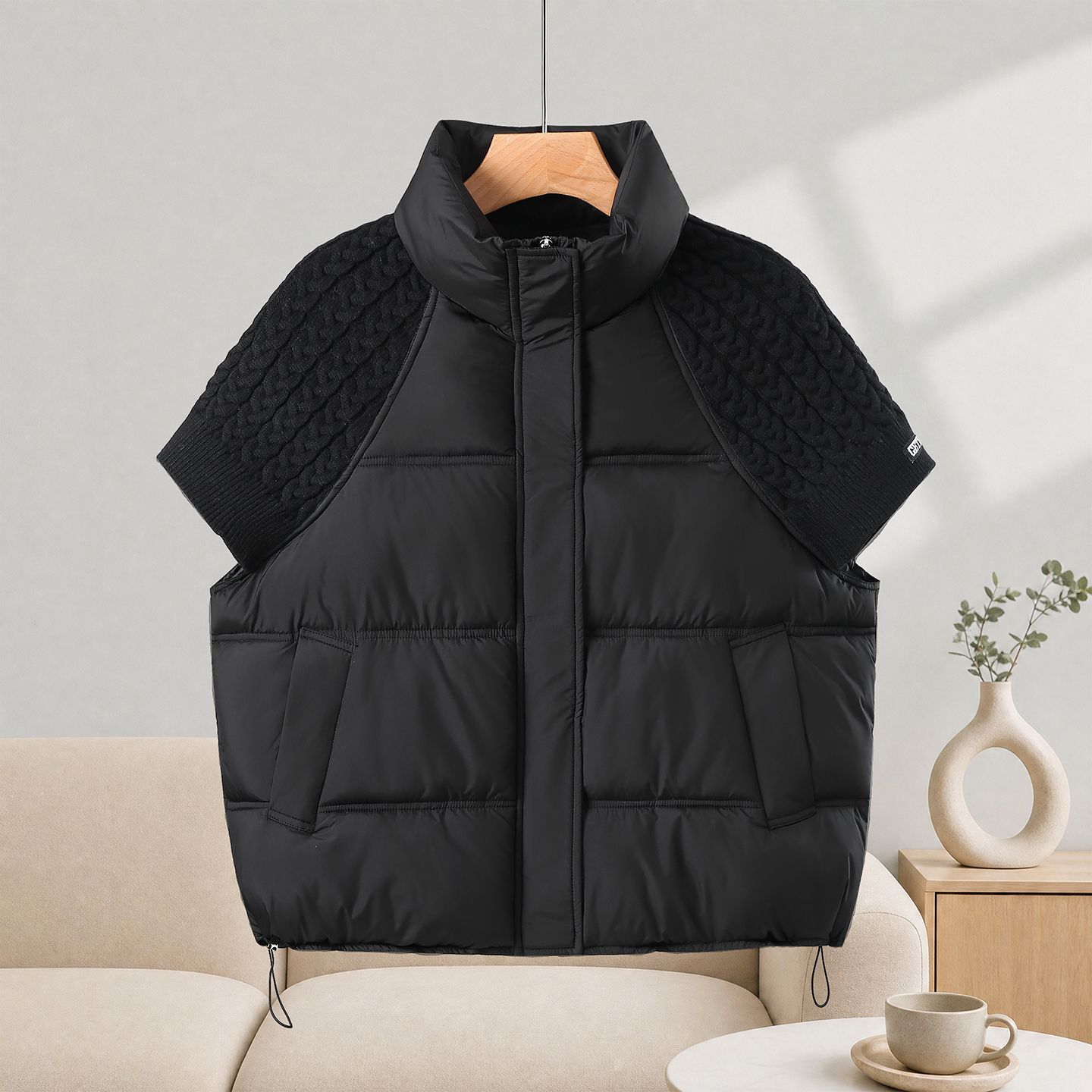 Gilet matelassé court et éléga - Padded Vest Gilet avis et prix