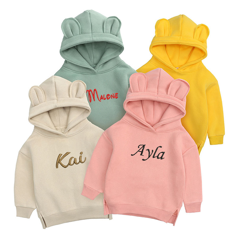 Sweat à capuche ours brodé per - Winter Under Clothing avis et prix