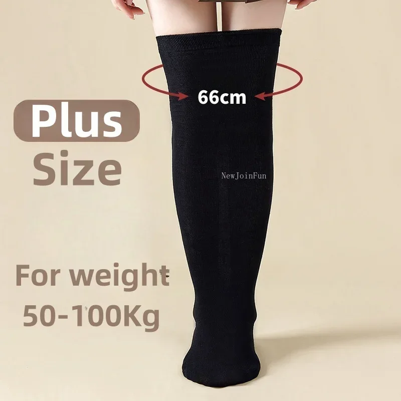 Bas rayés noirs grande taille  - Winter Clothing Leg Warmers avis et prix