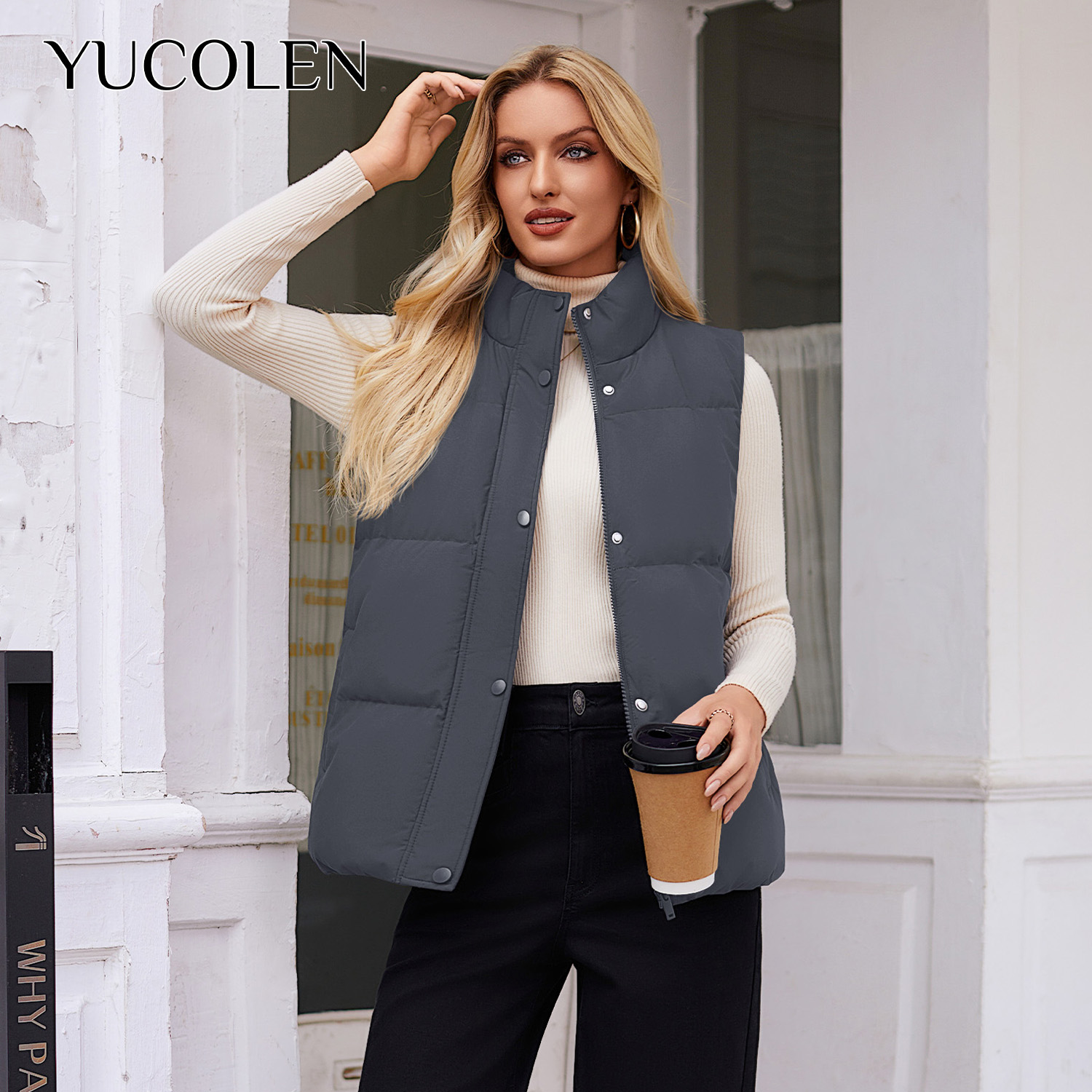 YUCOLEN Gilet matelassé sans m - Padded Vest Gilet avis et prix