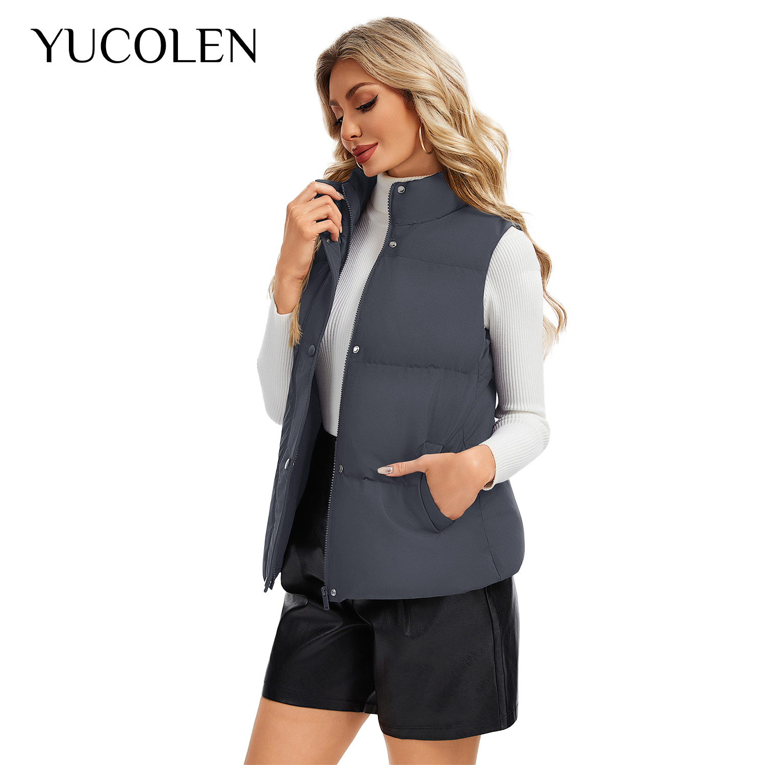 YUCOLEN Gilet matelassé sans m - Padded Vest Gilet avis et prix