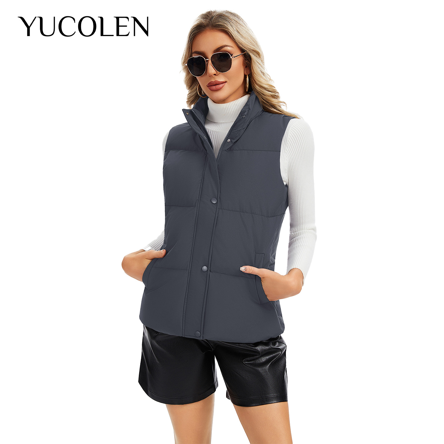 YUCOLEN Gilet matelassé sans m - Padded Vest Gilet avis et prix