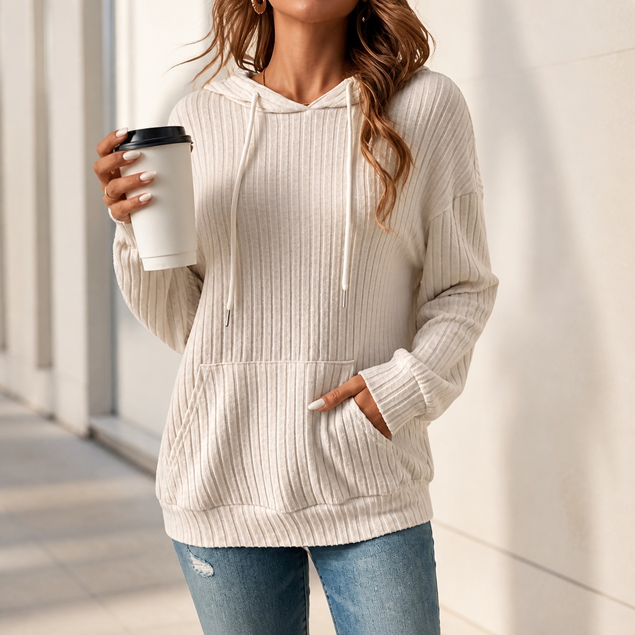 Pull à capuche pour femme, vêt - Winter Clothing Types avis et prix