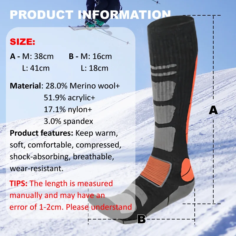 1 paire de chaussettes de Ski  - Thermal Sock Merino avis et prix