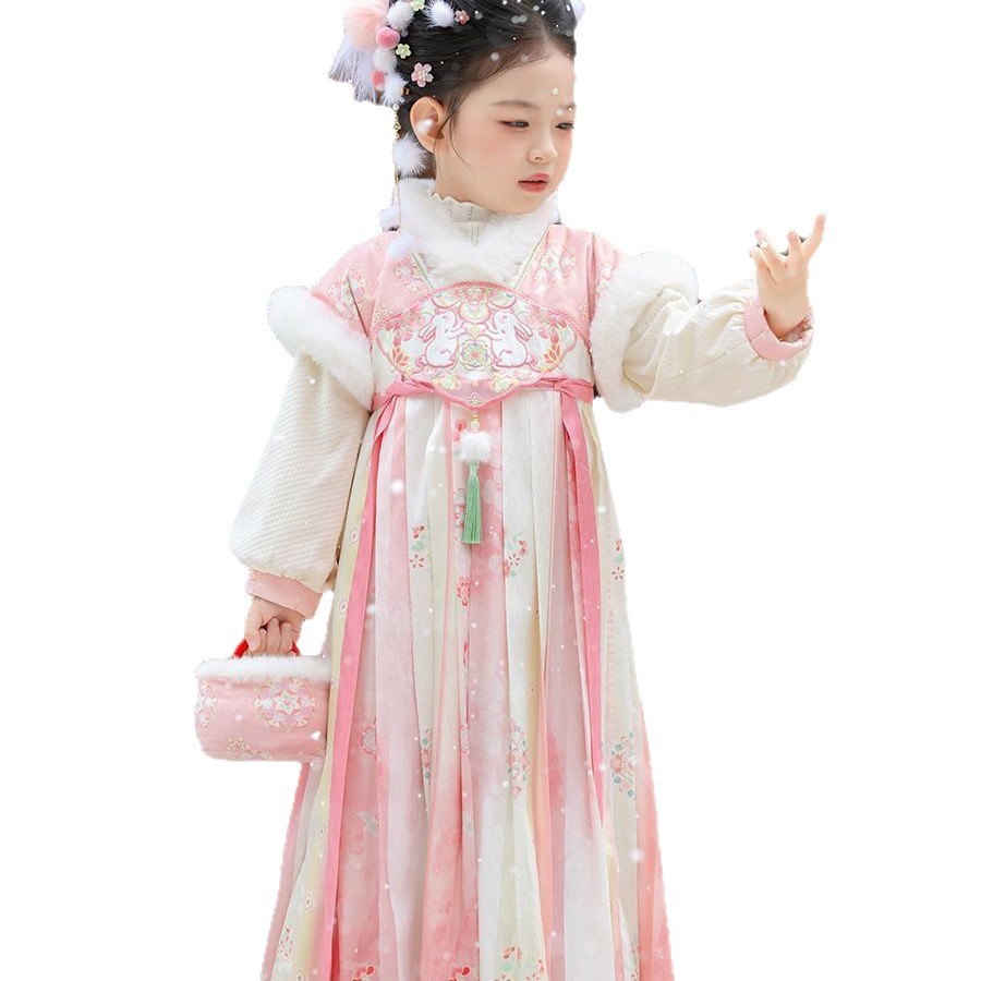 2025 filles fée Hanfu enfants  - Winter Clothing Baby avis et prix