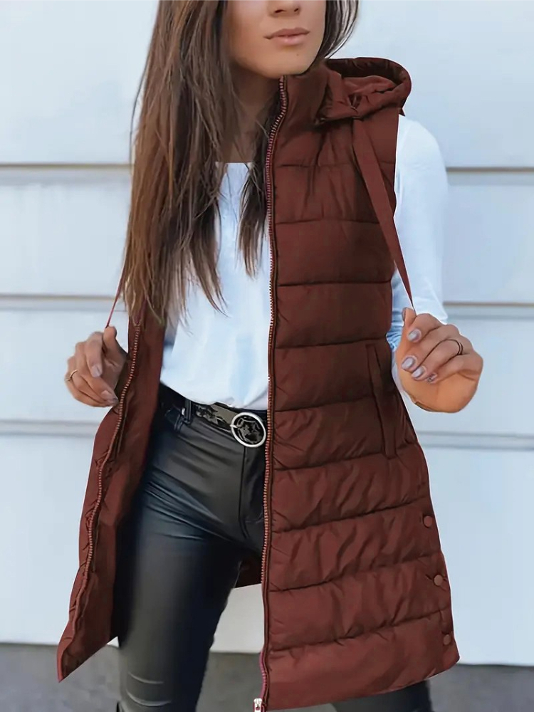 Gilet matelassé sans manches à - Padded Vest Gilet avis et prix