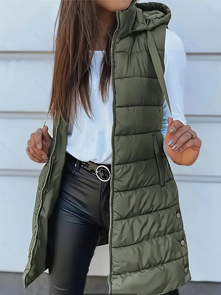 Gilet matelassé sans manches à - Padded Vest Gilet avis et prix