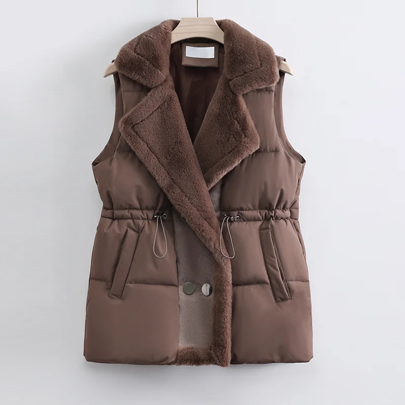 Gilet en fausse fourrure pour  - Padded Vest Gilet avis et prix