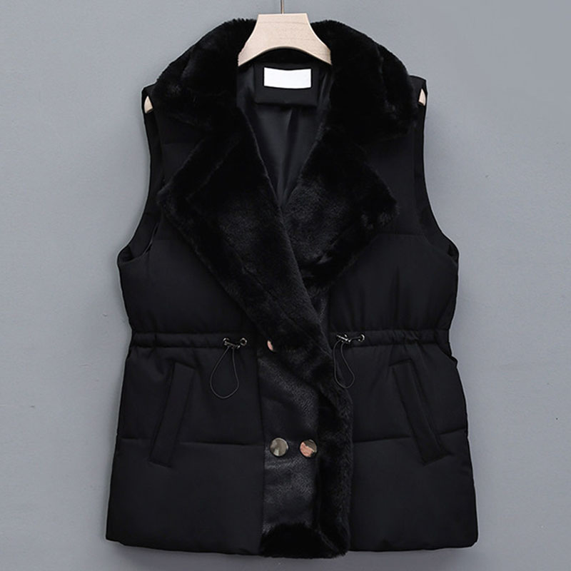 Gilet en fausse fourrure pour  - Padded Vest Gilet avis et prix