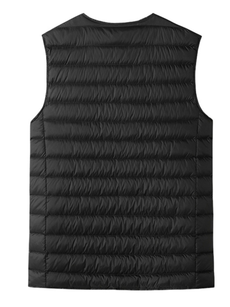 Gilet d'hiver à col en v pour  - Padded Vest Gilet avis et prix