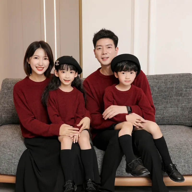 Parents et enfants pulls en tr - Winter Clothing Baby avis et prix