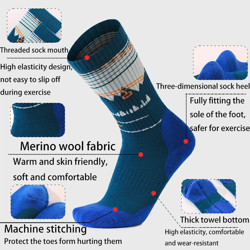 1 paire de chaussettes de ski  - Thermal Sock Merino avis et prix