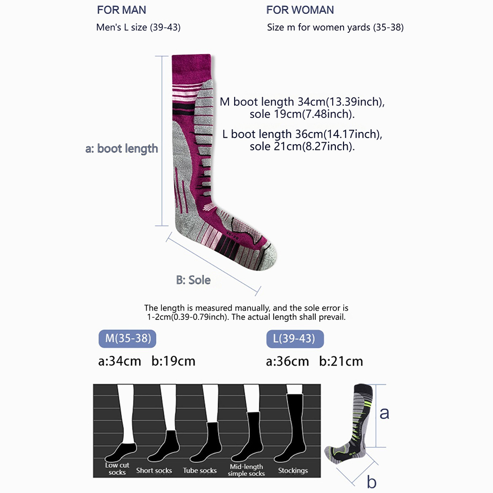 GTUBIKE chaussettes de Ski en  - Thermal Sock Merino avis et prix