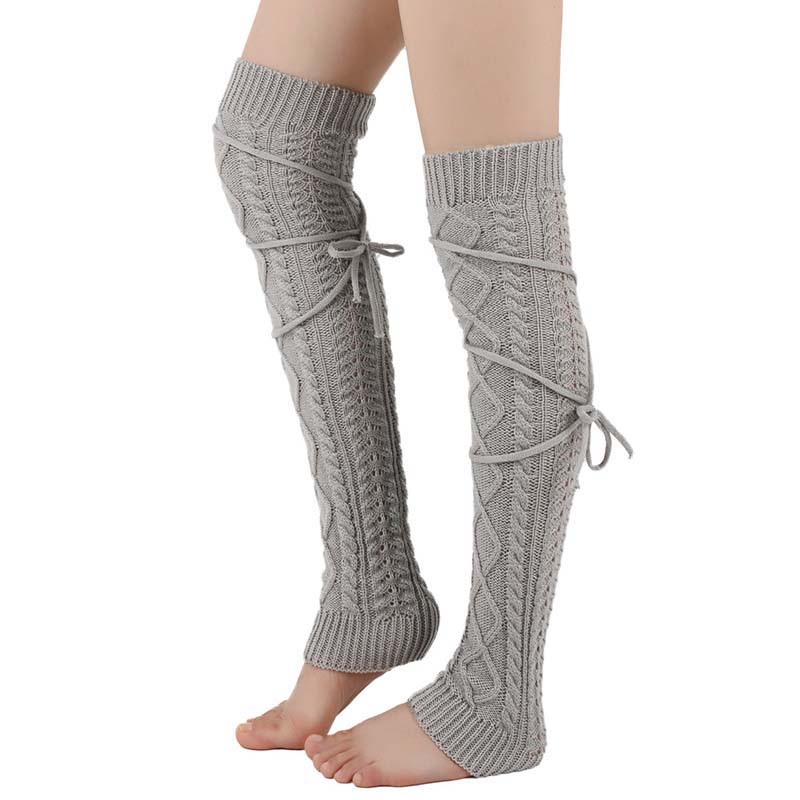 Jambières tricotées pour femme - Winter Clothing Leg Warmers avis et prix