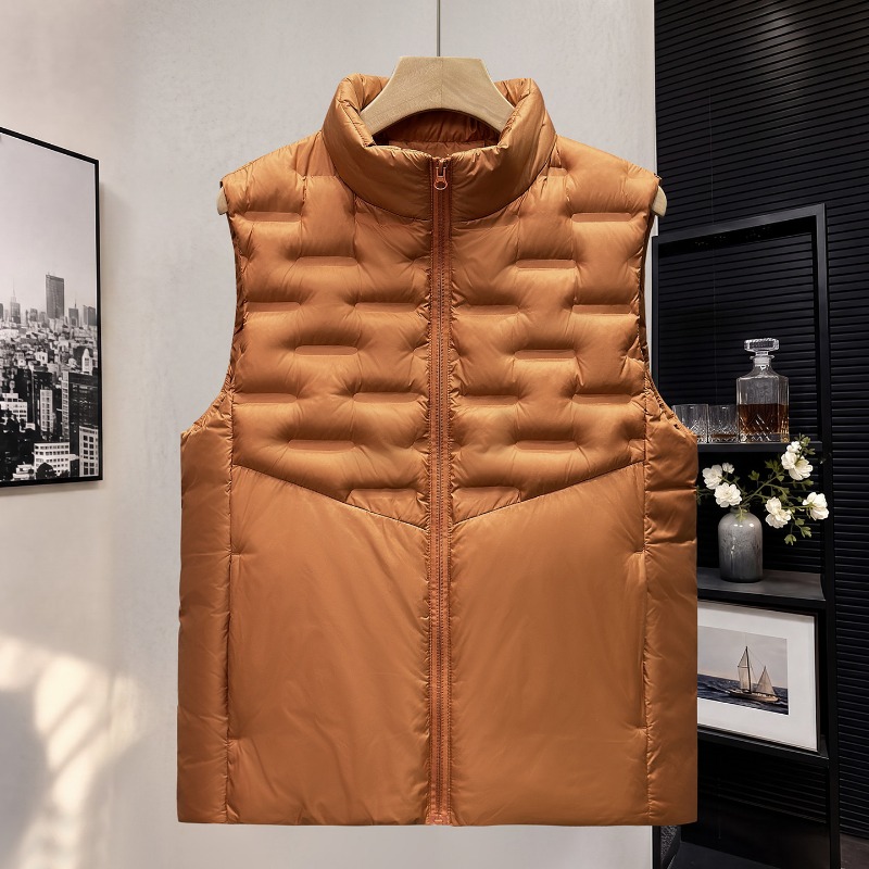 Gilet en coton à col montant p - Padded Vest Gilet avis et prix