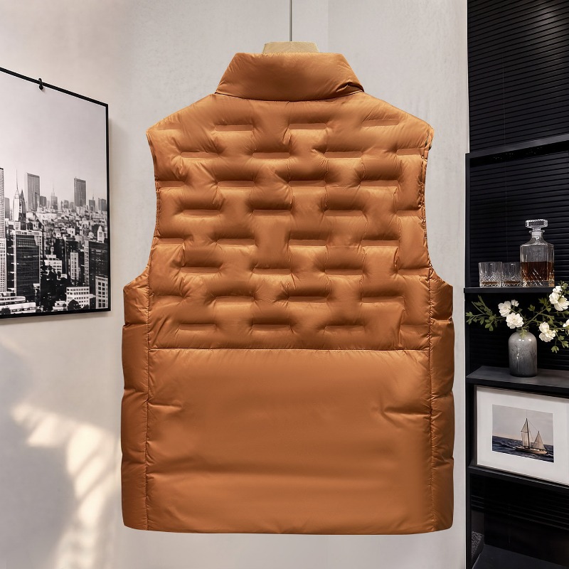 Gilet en coton à col montant p - Padded Vest Gilet avis et prix