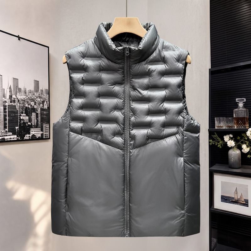 Gilet en coton à col montant p - Padded Vest Gilet avis et prix