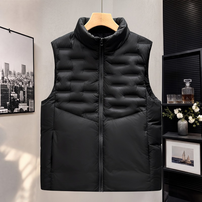 Gilet en coton à col montant p - Padded Vest Gilet avis et prix
