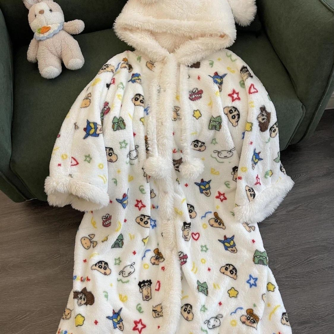 Peignoir à capuche en polaire  - Winter Clothing Items avis et prix